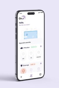 Ecran de l'application mobile One