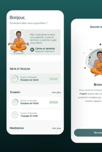 Dhayana application mobile sur la méditation